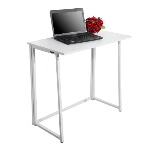 Folding Computer Desk for Small Spaces, Space-Saving Home Office Desk, Foldable Computer Table, Laptop Table, Writing Desk Folding Computer Desk for Small Spaces, Space-Saving Home Office Desk, Foldable Computer Table, Laptop Table, Writing Desk