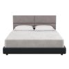 Jaxx Panelist Modern Padded Headboard – Set of 4 Wall Mounted Panels (Each 11.25" x 30") - Queen, Havana Brown Microvelvet