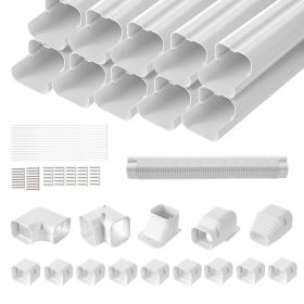 VEVOR Mini Split Line Set Cover 3-inch W 17.7Ft L