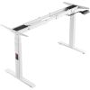 VEVOR Standing Desk Frame Dual Motor, Adjustable 26"-50.8" Height & 43.3"-70.1" Length Electric Stand Up Computer Desk Legs