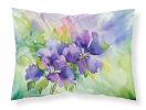 NEW New Jersey Violet in Watercolor Standard Pillowcase Lightweight Super Soft Easy Care Decorative Artwork Pillowcase, Standard