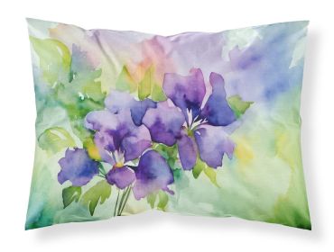 NEW New Jersey Violet in Watercolor Standard Pillowcase Lightweight Super Soft Easy Care Decorative Artwork Pillowcase, Standard