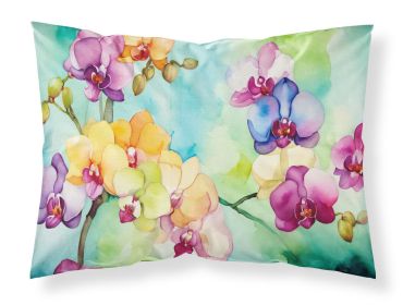 Orchids in Watercolor Standard Pillowcase Lightweight Super Soft Easy Care Decorative Artwork Pillowcase, Standard