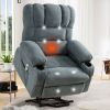 Power Lift Recliner Chair Recliners for Elderly with Heat and Massage Recliner Chair for Living Room with Infinite Position and Side Pocket