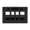 16 Bay Charging Cabinet for Laptop; Chromebook; Locking Charging Station-BLACK