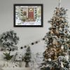 Trendy Decor 4U Holiday Porch Black Framed Wall Art for Living Room, Farmhouse Wall Art Print for Home Decor, Bedroom Wall Art by Pam Britton