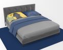 Summer Sunflowers Toy Black Poodle Standard Pillowcase Lightweight Super Soft Easy Care Decorative Artwork Pillowcase, Standard
