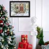 Trendy Decor 4U Holiday Porch Black Framed Wall Art for Living Room, Farmhouse Wall Art Print for Home Decor, Bedroom Wall Art by Pam Britton