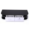 Wall Mounted Barber Station, Beauty Table with Locking Drawer, Beauty Spa Salon Styling Equipment, Black and White