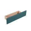 Upholstered Double Twin Size Daybed with Trundle and Drawer