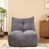 Bean Bag Chair, Cozy Lazy Sofa, Inflatable Floor Beanbags Filled with High-Density Foam, Memory Foam Bean Bag for Living Spaces, Bedrooms